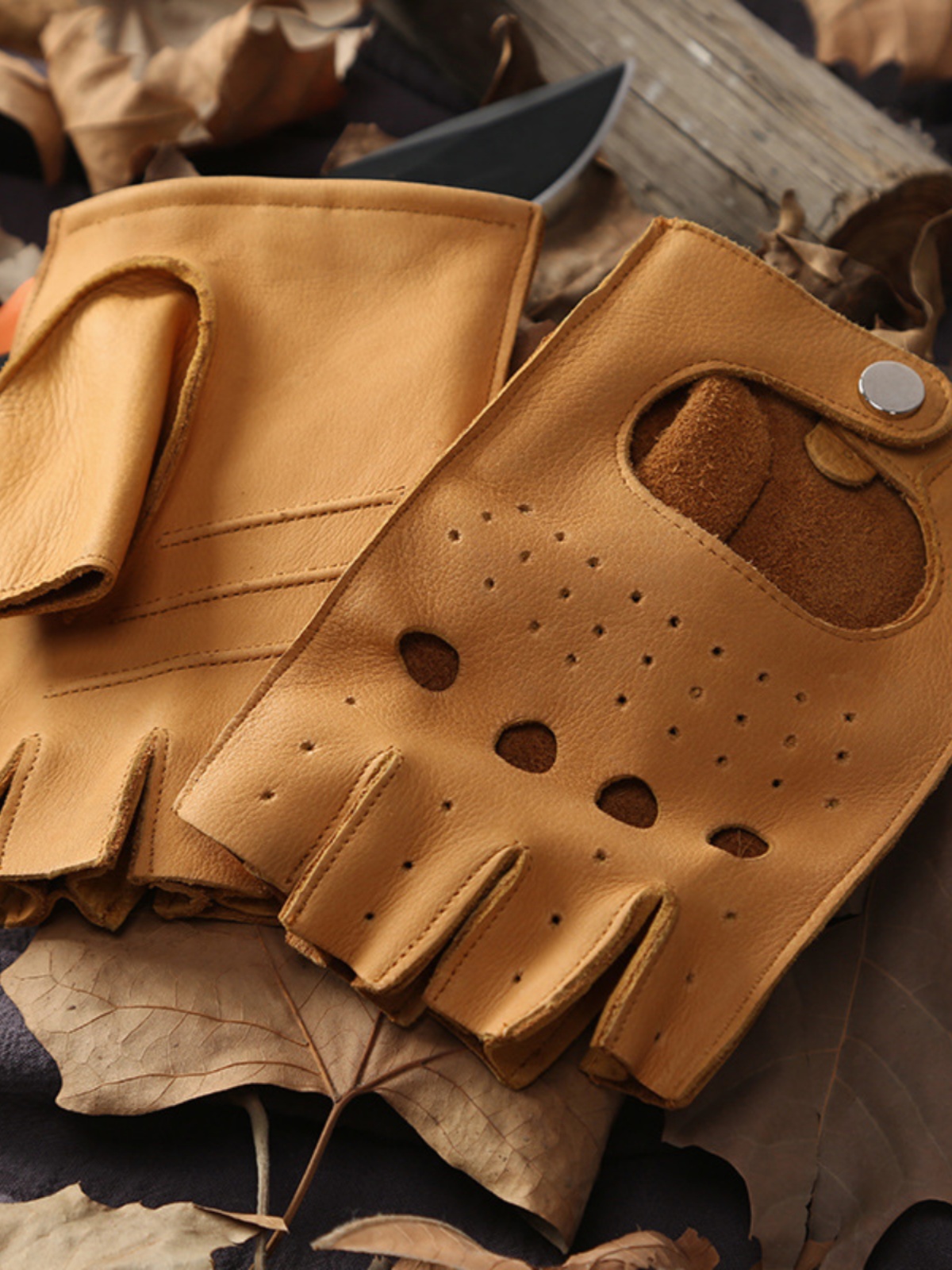 Leren buitenhandschoenen voor  - Leather Driving Glove recensie en prijs