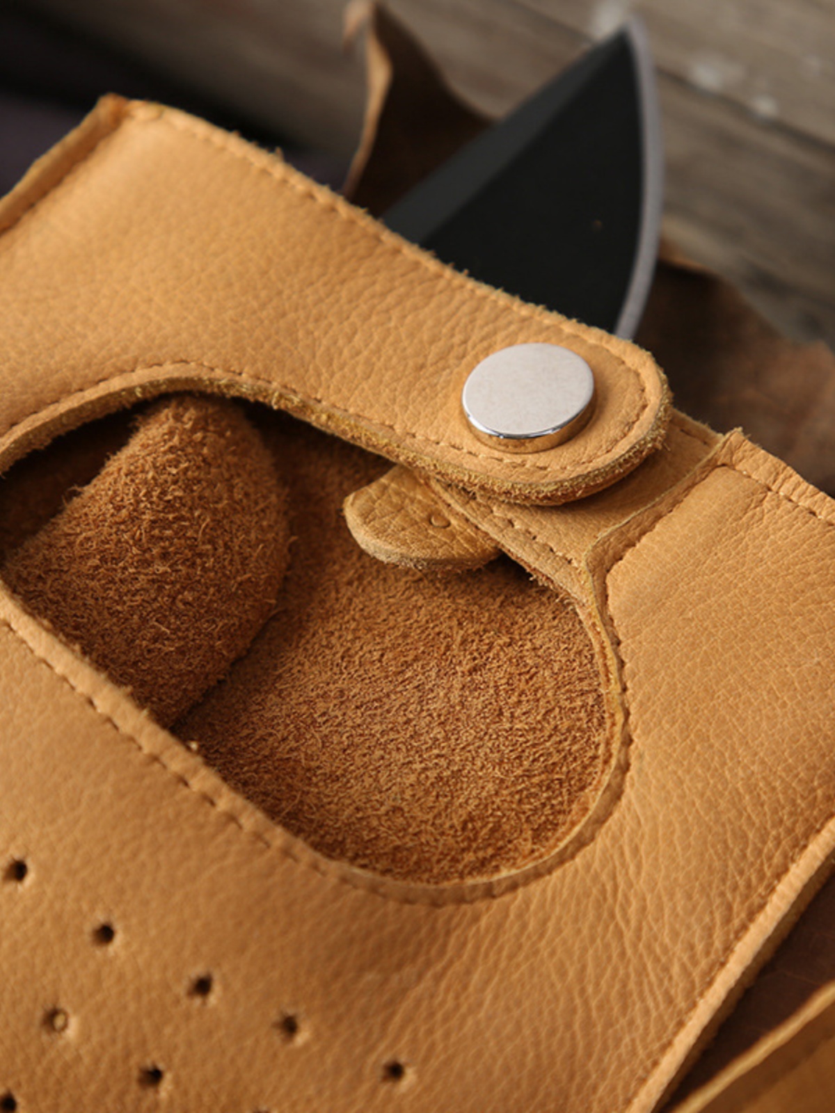 Leren buitenhandschoenen voor  - Leather Driving Glove recensie en prijs