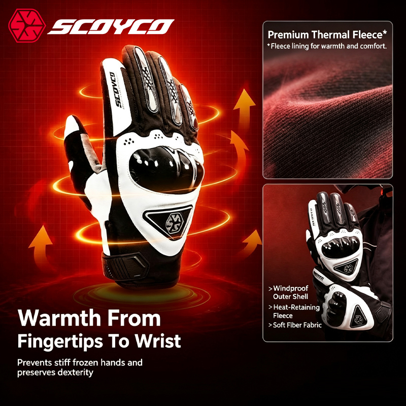Scoyco Winter Motorhandschoene - Work Glove Impact recensie en prijs