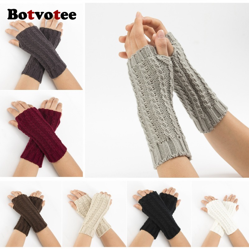 Botvotee Y2k Half Vinger Winte - Fingerless Glove Knit recensie en prijs