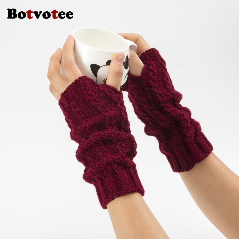 Botvotee Y2k Half Vinger Winte - Fingerless Glove Knit recensie en prijs